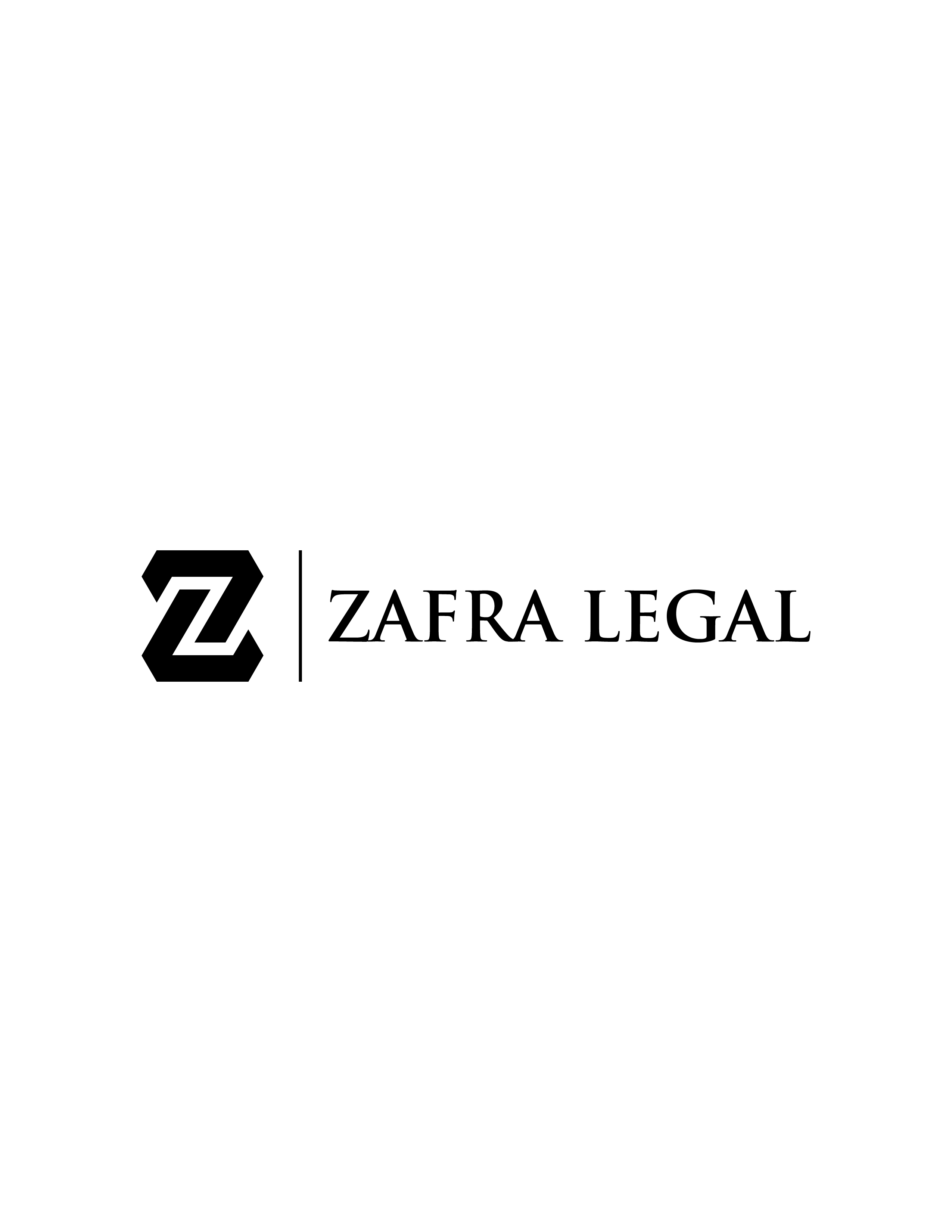Zafra Legal All Black Logo – JPG